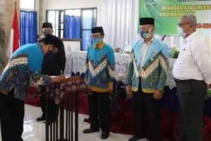 Prosesi pelantikan 18 DPC PGM Kuningan.